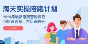 淘天实操陪跑计划,2024年最新电商营销技巧,包括直通车、大促策略等-网创星球