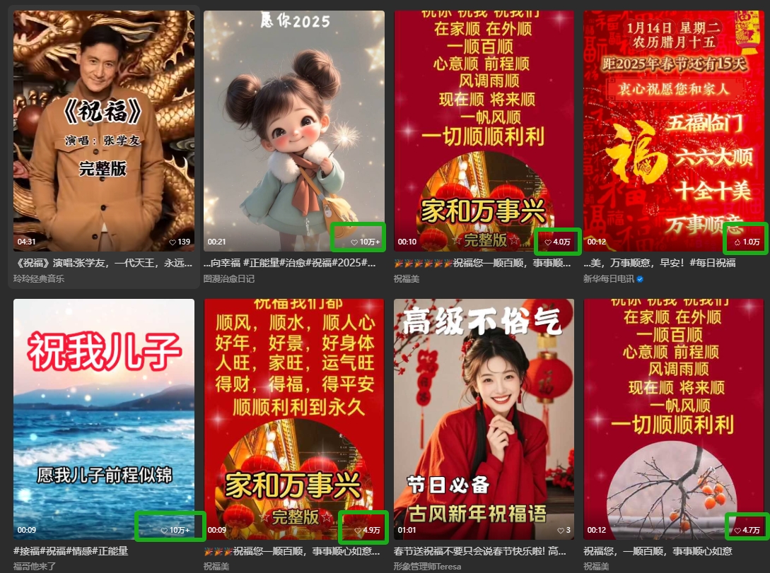 银发经济新年风口，儿女祝福视频爆火，一条作品上万播放，一定要抓住-网创星球