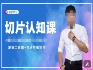 切片认知课+赠(资料包+送授权)-直播切片教程-网创星球