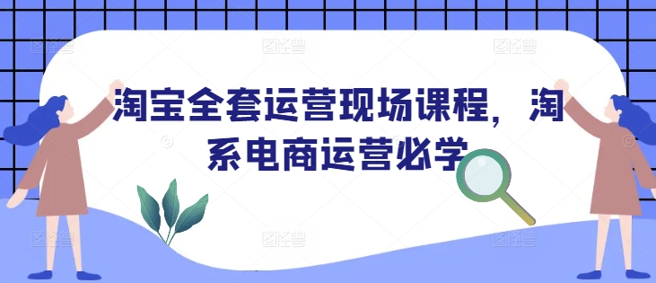 淘宝全套运营现场课程，淘系电商运营必学-网创星球