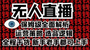 2025无人直播这么做就对了，保姆级全面解析，全程干货，新手老手都可上手-网创星球