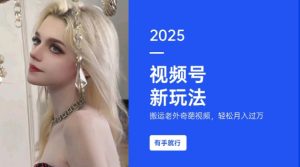 搬运老外奇葩视频，撸视频号分成计划收益，每天只需一小时，新手小白轻松月入过W-网创星球