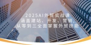 2025AI外贸实战课:涵盖建站、开发、营销, 从零到三全面掌握外贸技能-网创星球