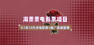 电影票无门槛券推广_0.1亓买10亓无门槛+渠道入口(v1.0版教程)-网创星球