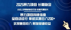 暴力项目舆情信息：多平台全自动运行 单机日入200+ 实现睡后收入-网创星球