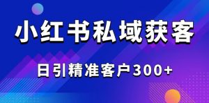 2025最新小红书平台引流获客截流自热玩法讲解,日引精准客户300+-网创星球