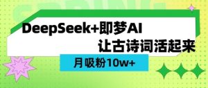 用DeepSeek做AI 古诗词视频，涨粉 10W+(保姆级教程)-网创星球