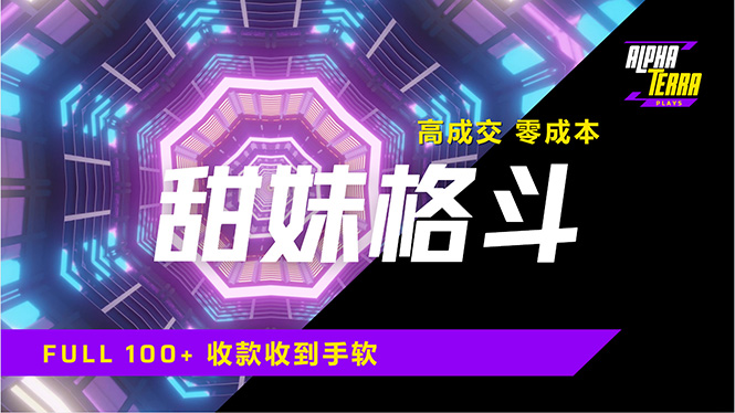 高成交零成本，售卖甜美格斗课程，谁发谁火，加爆微信，日入1000+收款…-网创星球