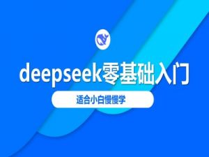 deepseek零基础入门-deepseek教程2025,适合小白慢慢学-网创星球