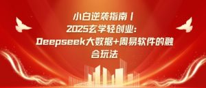 小白逆袭指南，2025玄学轻创业：Deepseek大数据+周易算法的融合玩法-网创星球