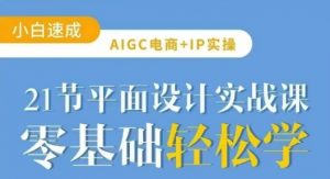AIGC电商必备实操21节平面设计实战课，教你玩转AI-网创星球