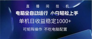 2025直播间最新玩法单机日入1000+ 全自动运行 可矩阵操作-网创星球