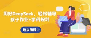 用好DeepSeek，轻松辅导孩子作业+学科规划-网创星球