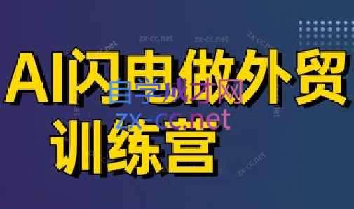 大卫·AI闪电做外贸训练营(更新7月)-网创星球