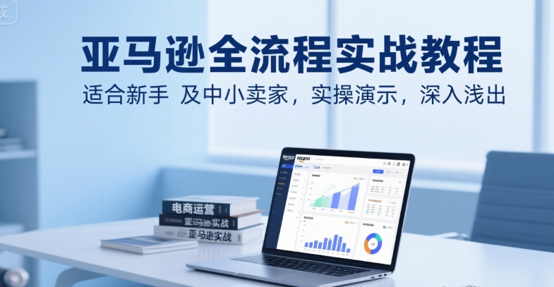 亚马逊全流程实战教程，适合新手及中小卖家，实操演示，深入浅出-网创星球