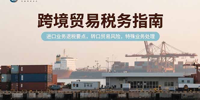 跨境贸易税务指南，进口业务退税要点，转口贸易风险，特殊业务处理-网创星球