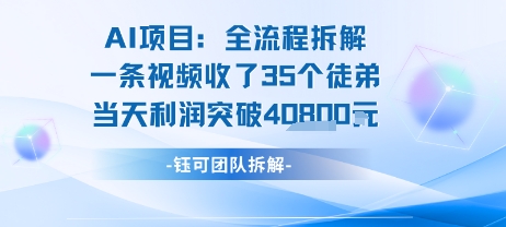 AI收徒变现闭环：一条视频收35人，日入1k+(附完整SOP)-网创星球