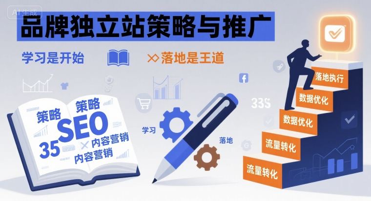 品牌独立站策略与推广，学习是开始，落地是王道-网创星球