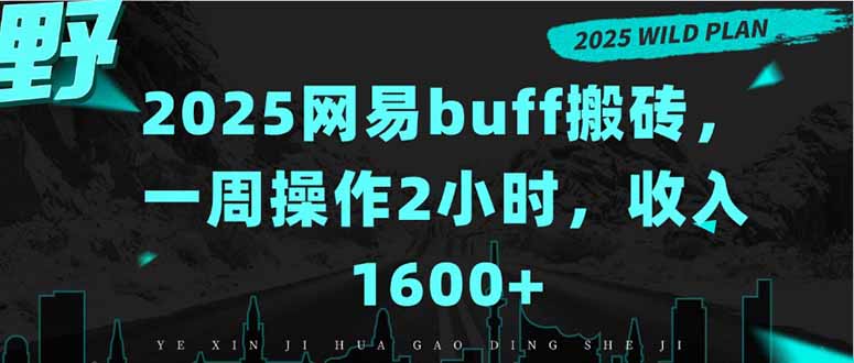 2025网易buff搬砖，一周操作2小时，收入1600+-网创星球