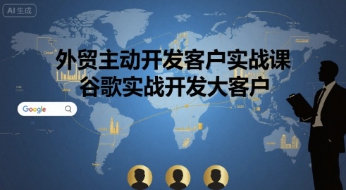 外贸主动开发客户实战课，谷歌实战开发大客户-网创星球