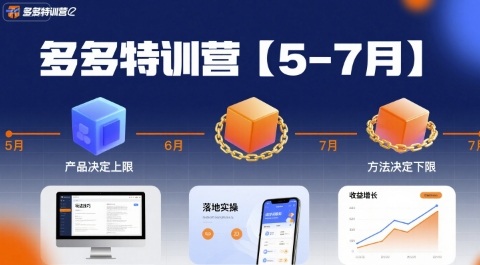 多多特训营【5-7月】产品决定上限，方法决定下限，各种玩法技巧落地实操-网创星球