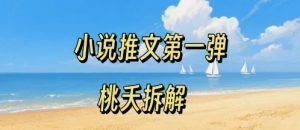 小说推文项目操作全流程第一弹,0粉就能做,门槛低非常适合新手-网创星球