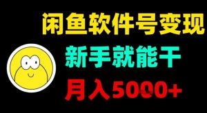 闲鱼软件号变现，新手就能干，月入5k+-网创星球