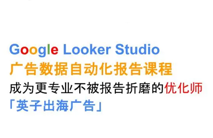 英子出海广告·Google Looker Studio从新手到高手-网创星球