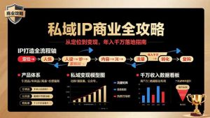 私域IP商业全攻略，从定位到变现，年入千万落地指南-网创星球