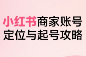 大晴老师·小红书电商全链路实战从定位到爆单(更新8月)-网创星球