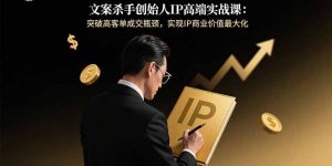 文案杀手创始人IP高端实战课：突破高客单成交瓶颈，实现IP商业价值最大化-网创星球