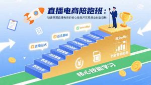 直播电商陪跑班：快速掌握直播电商的核心技能并实现就业/创业目标-网创星球