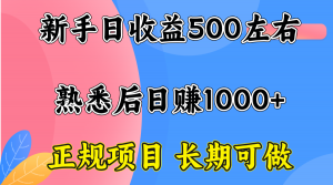 一台电脑，前期日收益300-500，熟练后日入1000左右-网创星球