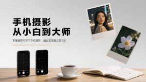 手机摄影从小白到大师,零基础带你学习手机摄影,拍出朋友圈点赞大片-网创星球