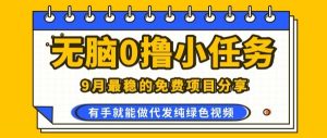 0学费0风险，2025风口项目，无脑免费撸，代发纯绿色视频，一部手机人人可做【揭秘】-网创星球