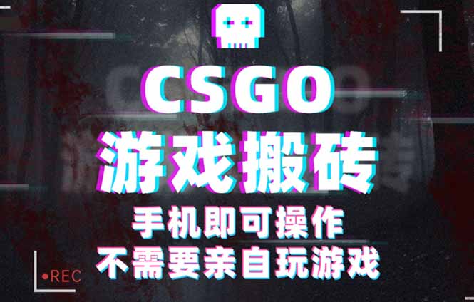 CSGO游戏挂机捡漏，单日扫货500+，年底小高峰上车可吃肉，手机即可操作…-网创星球