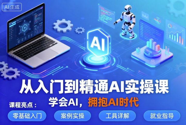 从入门到精通AI实操课,学会AI,拥抱AI时代-网创星球