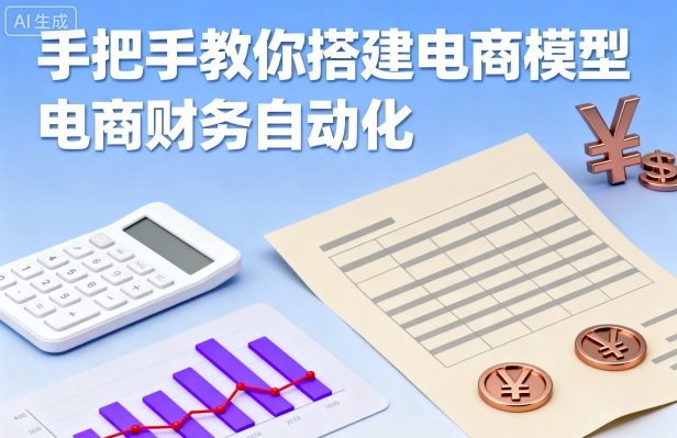 手把手教你搭建电商模型-电商财务自动化-网创星球