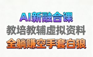 育儿教学教培新玩法，AI生成教学视频，市场大，操作简单，变现天花板非常高-网创星球