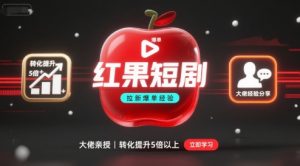 红果短剧拉新大佬爆单经验分享之如何提高短剧转化，这样做，短剧拉新转化直接提升5倍以上-网创星球