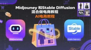 Midjourney和Stable Diffusion混合做电商教程-ai电商教程-网创星球