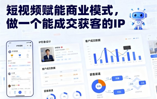 短视频赋能商业模式，做一个能成交获客的IP-网创星球