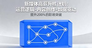 新媒体高薪升核计划：运营逻辑-内容创作-数据驱动，提升200%的职场突破-网创星球