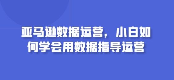 亚马逊数据运营，小白如何学会用数据指导运营-网创星球