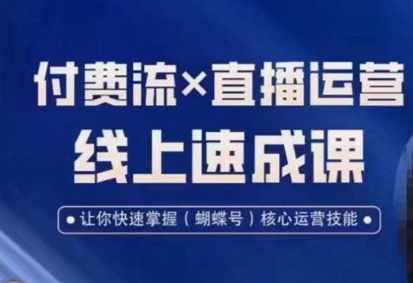 视频号付费流实操课程，付费流✖️直播运营速成课，让你快速掌握视频号核心运营技能-网创星球