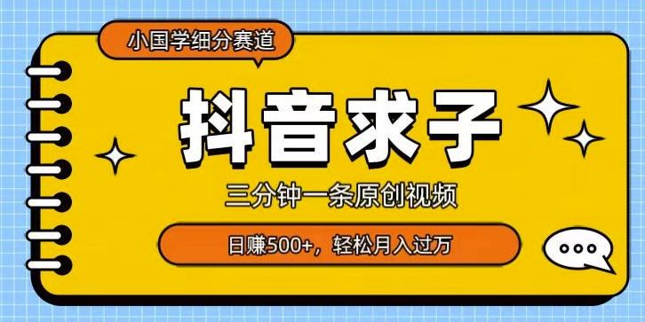 小国学细分赛道，三分钟一条原创视频，日赚500+，可矩阵复制-网创星球