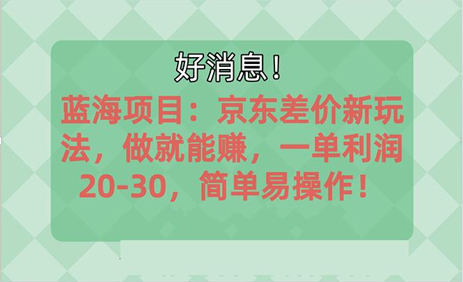 越早知道越能赚到钱的蓝海项目：京东大平台操作，一单利润20-30，简单…-网创星球