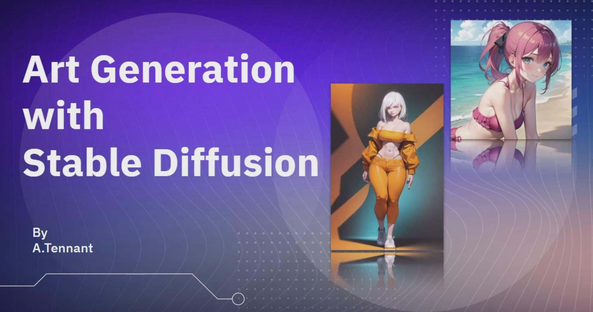 图片[1]-利用Stable Diffusion AI人工智能生成动漫艺术分步教程-14节课-中英字幕-网创星球