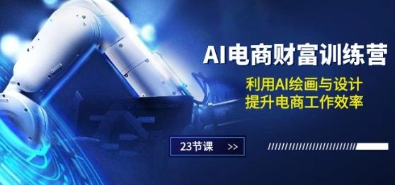 AI电商-财富训练营：利用AI绘画与设计，提升电商工作效率(23节课)-网创星球