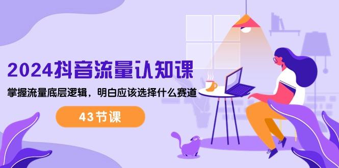 2024抖音流量·认知课：掌握流量底层逻辑，明白应该选择什么赛道 (43节课-网创星球